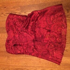 Banana republic strapless silk top